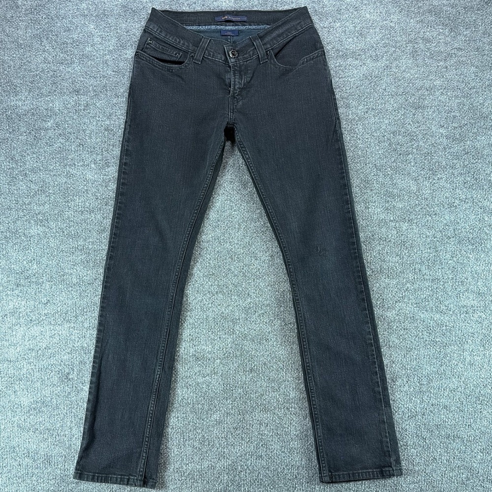 Levis 542 Pencil Jeans Womens 4 Medium Faded Black Slim Straight Low Rise Denim